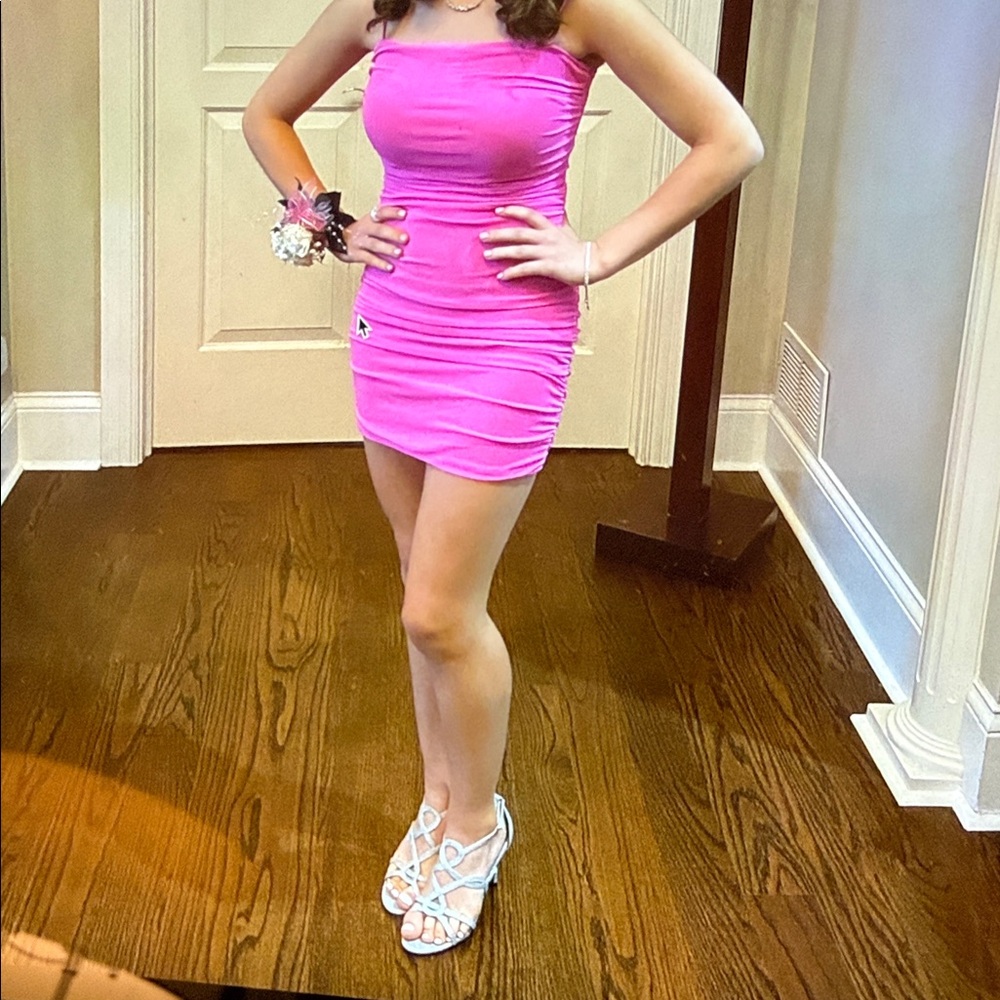 Princess Polly Hot Pink Mini Dress